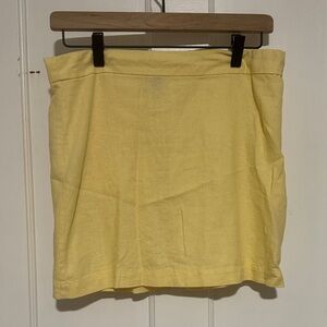 Old Navy Yellow Pencil Skirt